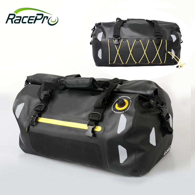 Hot sale China factory OEM motorcycle bags / custom waterproof 40L 50L 66L 90L Motorcycle tail bag / motorcycle bag waterproof