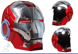 <span class=keywords><strong>Casco</strong></span> de Iron Man Jarvis 1:1, Máscara Coleccionable Inteligente con Control por Voz, Tecnología 3 en 1, Funciones de Apertura y Cierre con Luces - Product Image 3