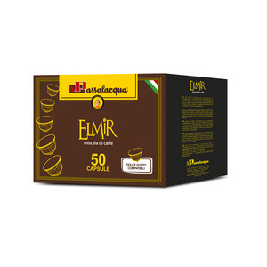 50 Cápsulas de Mezcla Passalacqua Elmir Compatibles con Dolce Gusto para Cafeteras de una Sola Taza 0.22/Cápsula - Product Image 1