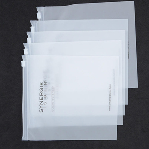 Wholesale Biodegradable Zip Lock Clothing <b>Bag</b> with Matte/Frosted Plastic Packaging Secure Zipper for T-Shirts <b>Shoes</b> and Socks - Product Image 4