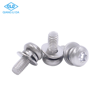 Vente en gros directe usine Vis métriques Torx à tête cylindrique en acier inoxydable marque QLD avec rondelle plate M1.6-M30 Grade A2/A4
