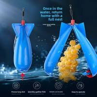 LOVITA Dispositif d'appâtage pour poissons YJ0070 en plastique, précision de visée élevée, longue portée, attirage rapide des poissons, point fixe