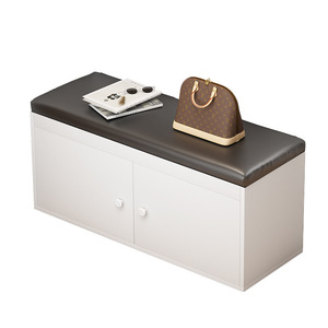Meuble à chaussures avec coussin, armoire de rangement multifonctionnelle, tabouret à chaussures pour entrée, pour usage domestique - Product Image 5