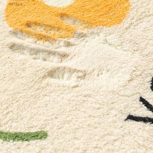 Tapis rectangulaire Kavita à motifs floraux en polyester polaire résistant aux taches pour la décoration intérieure - Product Image 5