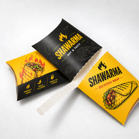 Großhandel: Personalisierte Shawarma-Boxen zum Abreißen – Einweg-Verpackungen für Döner, Kebab und Burrito zum Mitnehmen