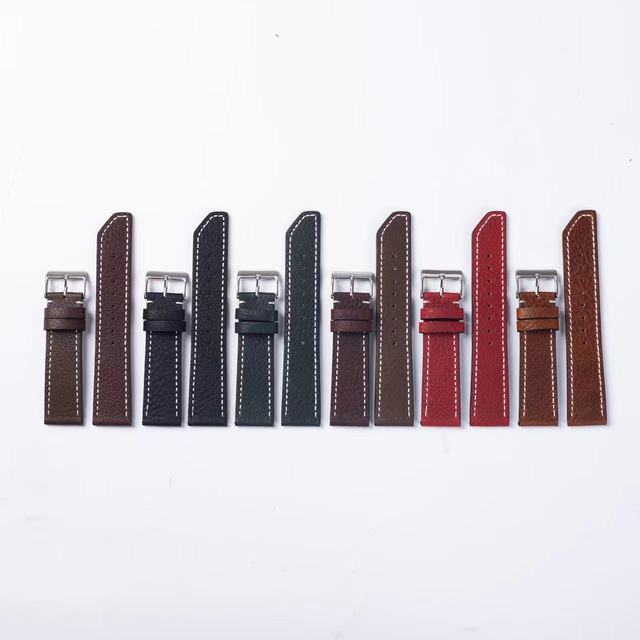 Genuine Leather Breathable Luxury Watch Strap High Quality Accept Customize Logo