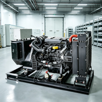 Groupe électrogène diesel de type ouvert 140 kW 190 kVA, puissance de pointe et de secours, 400 V 415 V 50 Hz, moteur refroidi par eau pour hôpitaux en Irlande