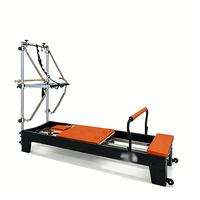 Equipo Comercial de Pilates Reformer para Flexibilidad, Estiramiento Muscular Corporal, Reformer de Madera de Arce, Torre de Pilates Reformer para Gimnasio o Estudio