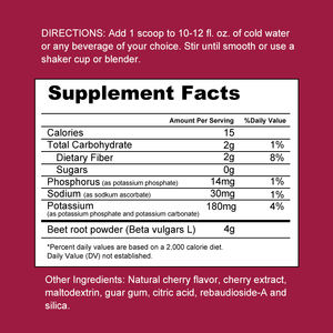 Private Label unterstützen eine gesunde Durchblutung und fördern Energie Stickoxid Boost Kirsch geschmack Super food Rüben extrakt - Product Image 5