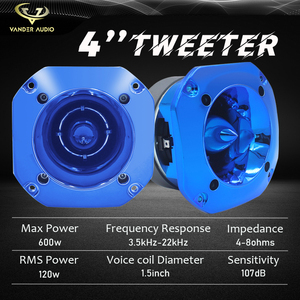 Vendita calda OEM Fornitore <span class=keywords><strong>4</strong></span> pollici 600 watt Blu Altoparlanti Auto Per Auto Tweeter Audio Altoparlante - Product Image 3