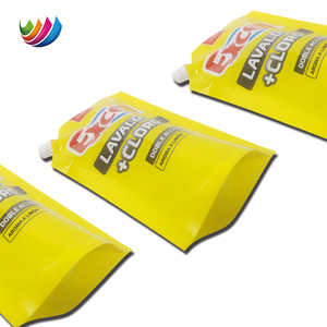 1L <span class=keywords><strong>richiudibile</strong></span> beccuccio stampato personalizzato Stand Up piatto sacchetto di imballaggio di plastica con manico beccuccio sacchetto - Product Image 5