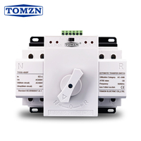 TOMZN 2P 63A 230V MCB Tipe Saklar Transfer Otomatis Daya Ganda ATS