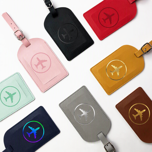 Etiquetas de Equipaje de PU con Diseño Personalizado <span class=keywords><strong>para</strong></span> Regalos de Boda, Etiquetas de Maleta con Logotipo Personalizado <span class=keywords><strong>para</strong></span> Invitados de Boda, Recuerdo de Matrimonio - Product Image 3