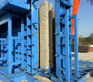 Stampo per pareti in calcestruzzo con motivi prefabbricati per stampi verticali a batteria di grandi dimensioni - Product Image 1