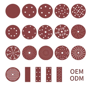 Hochwertige Schleifscheiben aus Aluminiumoxid P400 Mittlere Härte Schleifpapier OEM für Exzenterschleifer - Product Image 4