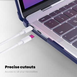 TPU Anti Drop Shock Protection Transparent Case Fold Starry Sky Stand Housse de protection pour MacBook Pro Air 13 14 16 Inch2018 2020 - Product Image 3