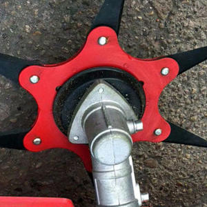 Tête de débroussailleuse à six lames exclusive transfrontalière pour pièces de tondeuse à gazon, lames universelles pour désherbage et taille - Product Image 1