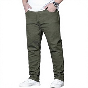 Nuevos Jeans Negros de Moda para Hombre, Estilo Splash-Ink, Corte Holgado, Cintura Media, con Logotipo Desgastado, Originales - Product Image 1