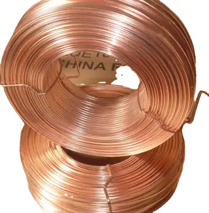 1.75x0.75 2.3x0.58 2.4x0.6 1.7x0.7 Copper galvanized flat stitching wire for corrugated box and staples roll weight as request