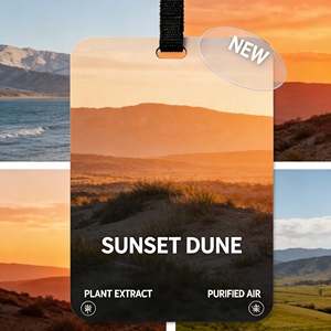 Ambientador Ecológico Aroma Dunas al Atardecer - Extracto de Plantas con Aroma Cálido y Terroso para Decoración de Auto y Hogar - Product Image 1