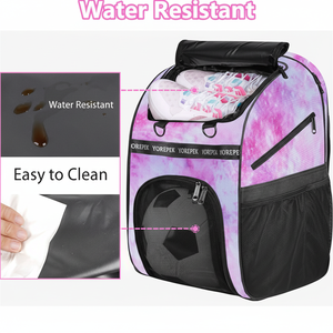 Échantillon gratuit Sac à dos de football pour jeunes Sac de basket-ball étanche pour garçons et filles avec compartiment à balles et support - Product Image 1