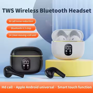 Écouteurs intra-auriculaires sans fil avec affichage numérique, commande tactile, étanchéité IPX4, son surround Hi-Fi, faible latence pour BT 5.3 Type-C - Product Image 4