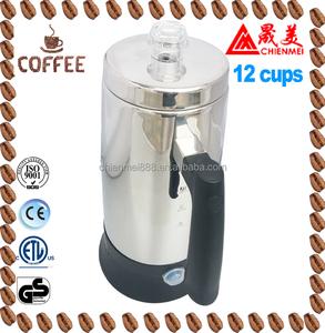 Le plus récent design12 tasses en acier inoxydable poudre de café <span class=keywords><strong>percolateur</strong></span> <span class=keywords><strong>machine</strong></span> de fabricant <span class=keywords><strong>avec</strong></span> ce, Certification UL - Product Image 3