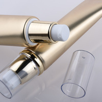 Emballages cosmétiques personnalisés ABL Airless pour le lavage du visage, la crème pour les mains, la crème solaire, les soins de la peau, tubes en plastique PE avec pompe