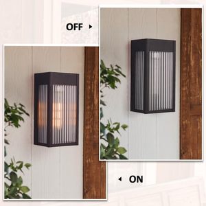 Lanterne solaire en gros, résistante à l'eau, avec grille métallique, grande lampe de sol d'extérieur pour patio et jardin - Product Image 2