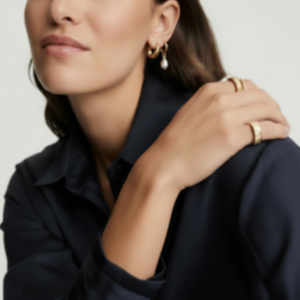 จี้ชั้นดีและเครื่องประดับแบบห่วงตัดอัญมณีลูกแพร์ - Product Image 1