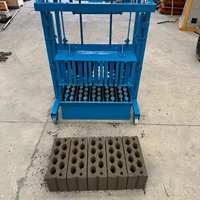 Machine manuelle fiable et mobile pour la fabrication de blocs de sable, machine portable pour briques pleines et creuses, facile à utiliser, moule personnalisé pris en charge