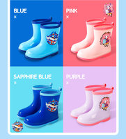 Bottes de Pluie en Plastique Imperméables pour Enfants en Bas Âge, Filles et Garçons – Vente en Gros