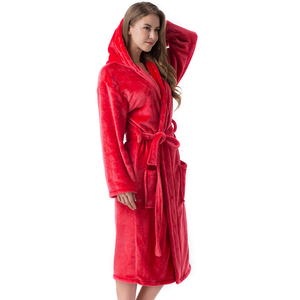 Albornoz Corto de Felpa con Capucha Personalizado <span class=keywords><strong>para</strong></span> Mujer, Estilo Novia - Product Image 1
