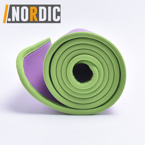 Esterilla <span class=keywords><strong>de</strong></span> <span class=keywords><strong>Yoga</strong></span> NBR con Poses impresas, con correa <span class=keywords><strong>de</strong></span> transporte, 75 Poses y 75 estiramientos, bonita - Product Image 3