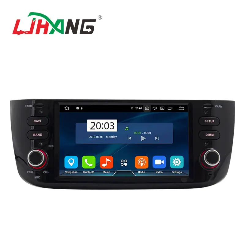 Ljhang Android Px5 13 4 + 64G Autoradio Gps Navigatie Audiosysteem Voor Fiat Abarth Punto Evo Linea 2012-2015 Stereo Multimedia