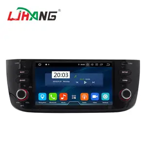 LJHANG Android PX5 12 4+64g Autoradio gps-Navigation Audio-System für Fiat Abarth Punto EVO Linea 2012-2015 Stereo