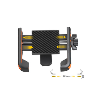 Support de téléphone anti-vibrations pour vélo, fixation sur guidon, rotation à 360° °   Support de surface rotatif en fibre de carbone pour moto, vélo, tous les smartphones - Product Image 2