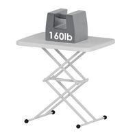 Benjia haute qualité 65*45CM pieds de table pliante à hauteur réglable bureau d'ordinateur portable pliant table d'ordinateur réglable