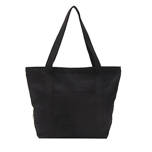 Hot Wholesale Reusable Eco-Friendly <b>Large</b> Size Cotton Tote <b>Bag</b> Black Diy <b>Canvas</b> <b>Bags</b> - Product Image 1