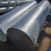 Saringan Pipa Logam Berlubang China Bridge Slotted Screen, Pipa Filter Sumur Pengering