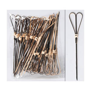 Spiedini Monouso in Bambù a Forma <span class=keywords><strong>di</strong></span> Cuore per Antipasti e Salumi, Utensili da Bar Ecologici - Product Image 6