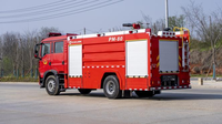 Nouveau camion de pompiers aérien 4x2 à mousse, réservoir de mousse 6m+2m, véhicule de lutte contre l'incendie diesel, sauvetage d'urgence, approvisionnement direct usine
