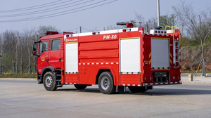 Nouveau <span class=keywords><strong>camion</strong></span> de pompiers aérien 4x2 à mousse, réservoir de mousse 6m+2m, véhicule de lutte contre l'incendie diesel, sauvetage d'urgence, approvisionnement direct usine - Product Image 5