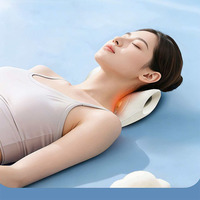Oreiller de massage cervical en PU souple avec traction cervicale et relaxation, couleurs personnalisables pour la maison/le bureau, soulagement des douleurs aux épaules et au cou