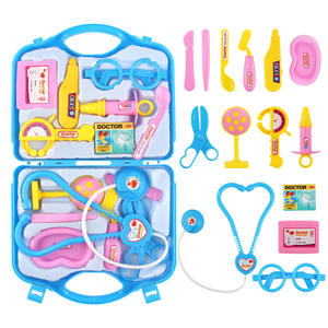 Ensemble de 15 jouets de jeu de rôle pour enfants, <span class=keywords><strong>valise</strong></span> portable de docteur/infirmière, armoire à médicaments, jouets de jeu de docteur - Product Image 4