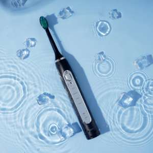 Cepillo de dientes eléctrico sónico personalizado negro IPX7 impermeable cepillo de dientes de alta calidad para <span class=keywords><strong>blanqueamiento</strong></span> de dientes - Product Image 2