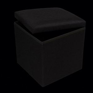 Modern <b>Stool</b> Living Room Furniture <b>Storage</b> Box Fabric Stainless Steel Bamboo Highest Quality Sample Available <b>Stools</b> Counter - Product Image 3