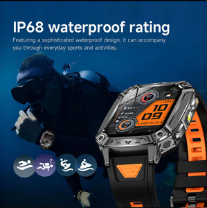 SENBONO AK86 <span class=keywords><strong>Smartwatch</strong></span> da Esterno con Assistente Vocale, IP68, Chiamate Wireless, Monitoraggio Frequenza Cardiaca, Tracciamento del Sonno, Grande <span class=keywords><strong>Smartwatch</strong></span> per Uomo - Product Image 6