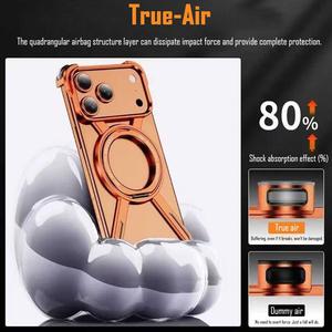 NOUVEAU 2026 pour iPhone 17 Series – Coque de protection haut de gamme en alliage de titane minimaliste avec support rotatif à 360° et anneau magnétique - Product Image 5