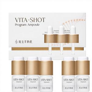 Ampolla Iluminadora y Blanqueadora con Ácido Hialurónico y Vitamina C, para un Rostro Radiante, Aporta Brillo a la Piel, No Grasosa, Cuidado Diario Suave, Líquido - Product Image 1